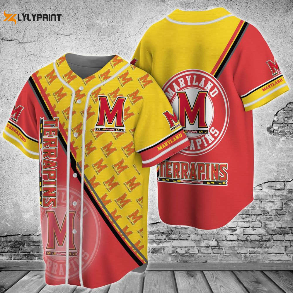 Maryland Terrapins Baseball Jersey Gift For Men Women - lylyprint.com