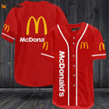 McDonald's Baseball Jersey - Gift for Men Women - lylyprint.com