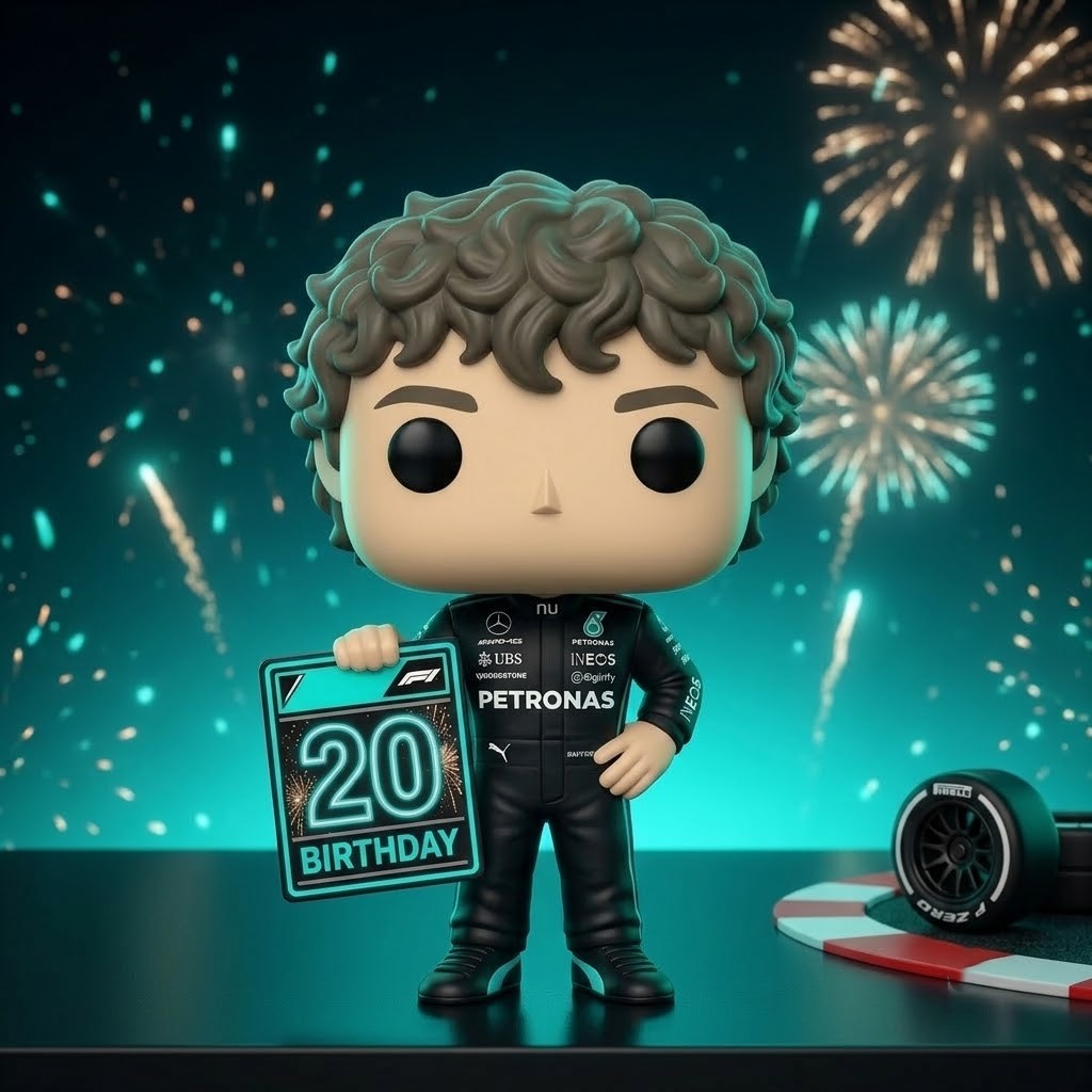 Kimi Antonelli Mercedes-AMG Petronas F1 Funko Pop Figure