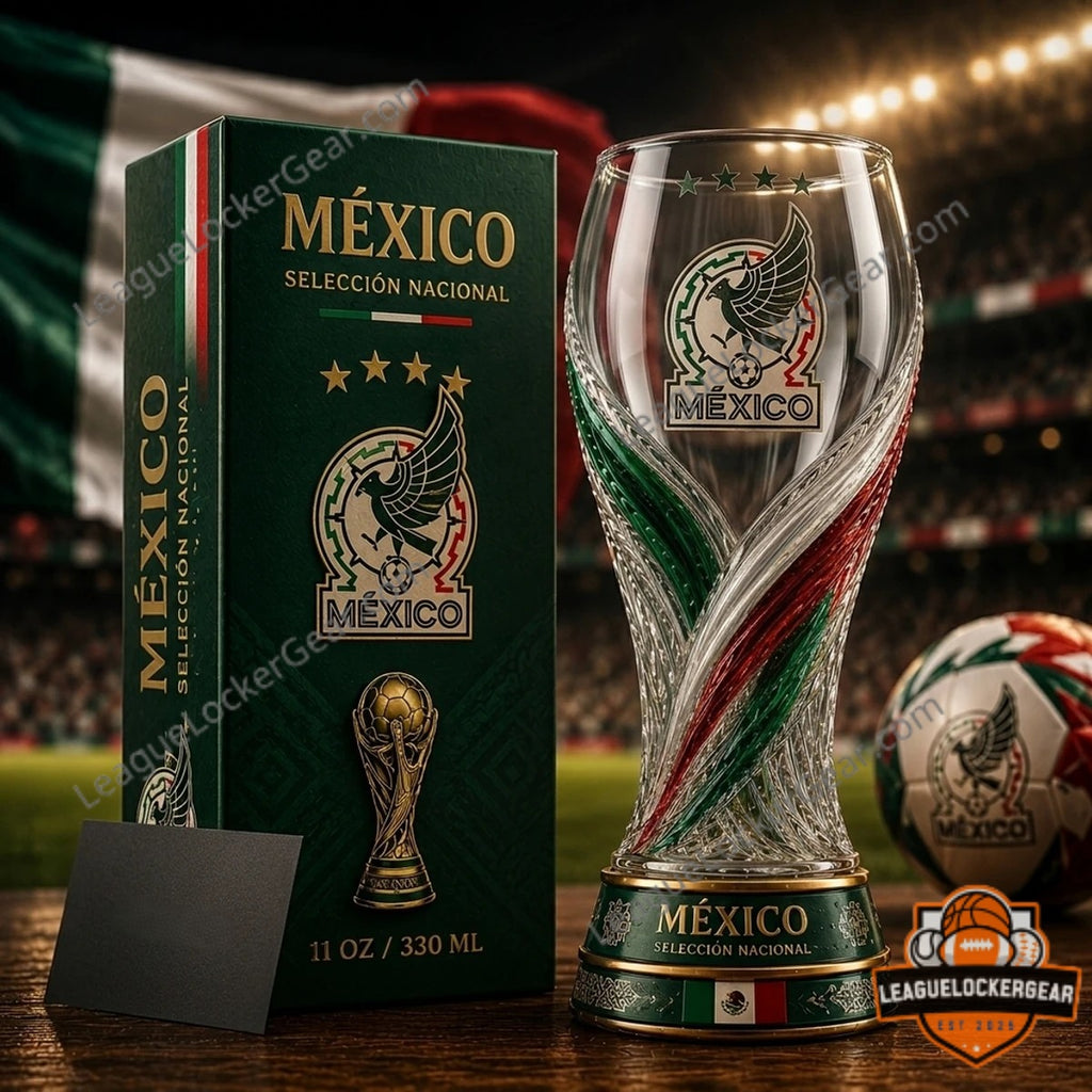 Mexico World Cup 2026 Trophy Beer Glass