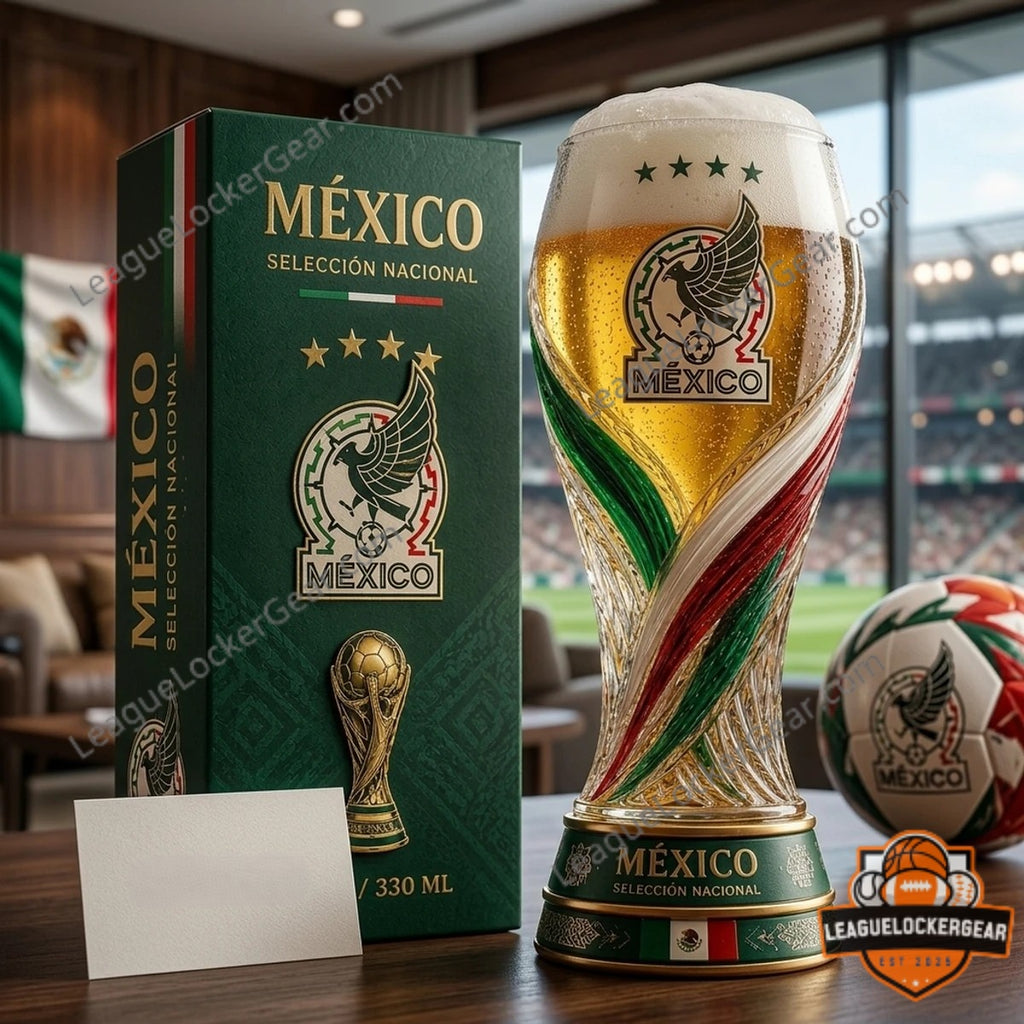 Mexico World Cup 2026 Trophy Beer Glass