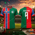 Erling Haaland Norway Mexico World Cup 2026 Soccer Jersey