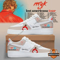 MGK with Wiz Khalifa Lost Americana Tour Custom Sneakers