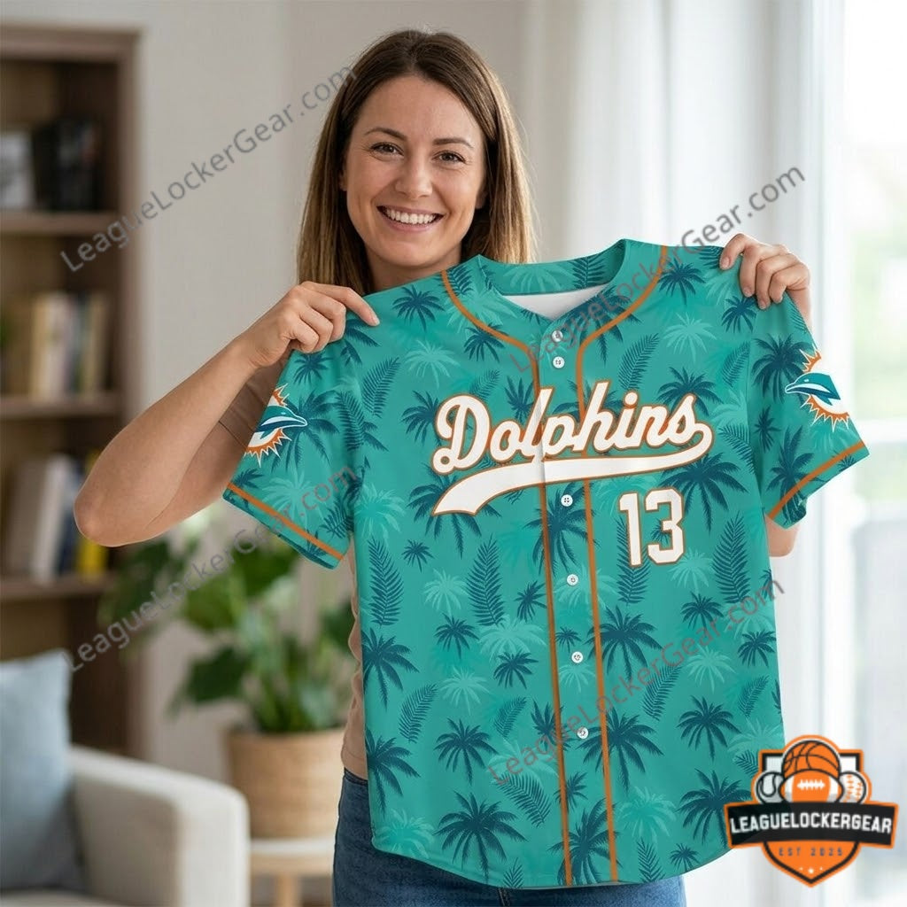 Miami Dolphins GTA VI Baseball Jersey