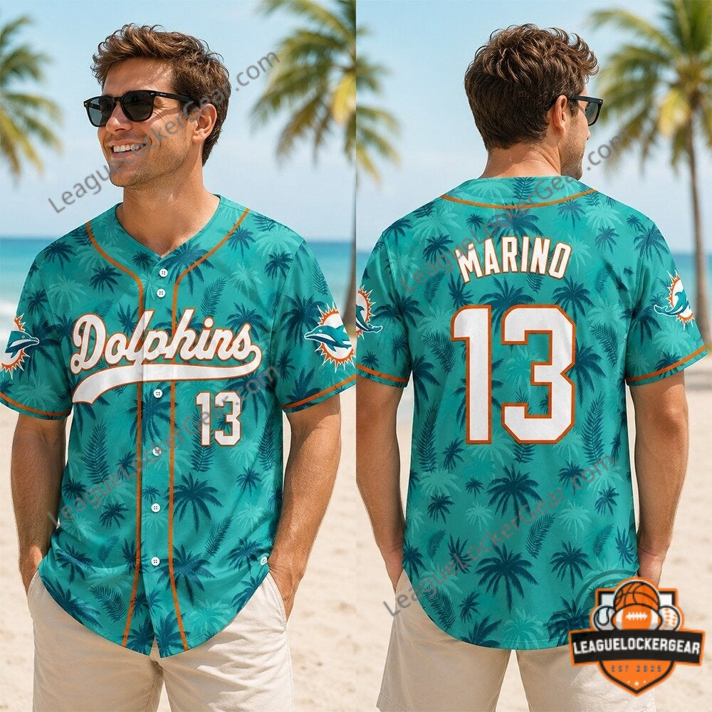Miami Dolphins GTA VI Baseball Jersey
