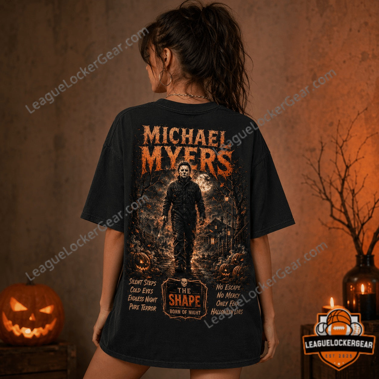 Michael Myers Halloween Est 1978 Evil Never Sleeps T-Shirt