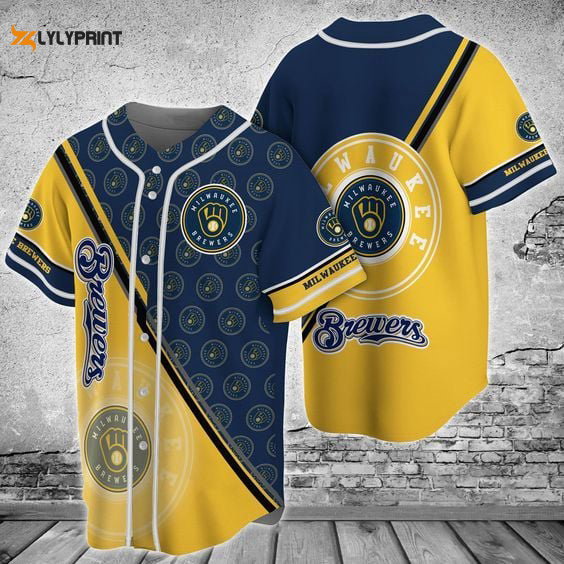 Milwaukee Brewers Baseball Jersey BJ0015 - lylyprint.com