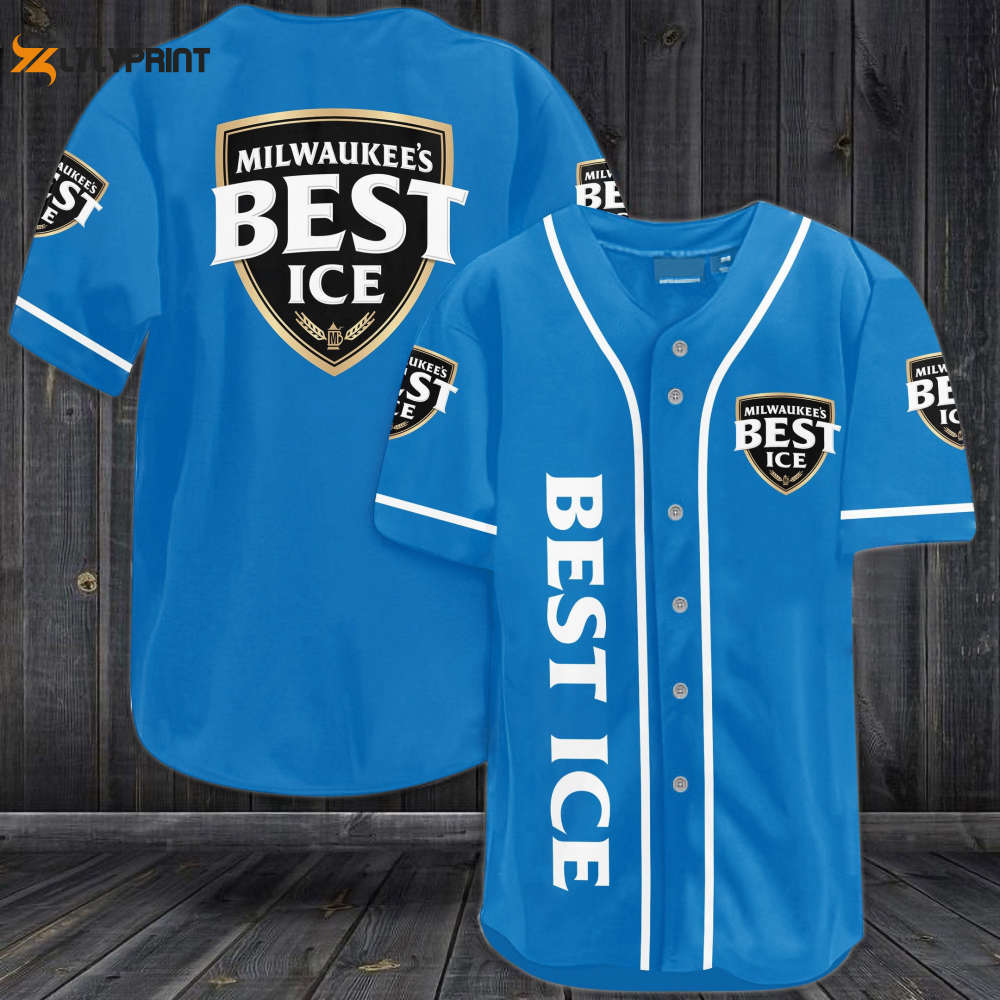 Milwaukee's Best Ice Beer Baseball Jersey - lylyprint.com