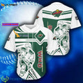Minnesota Wild Baseball Jersey For Fans Gift for Men Dad - lylyprint.com
