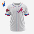 MLB Atlanta Braves Personalized Alternate Design Concept Baseball Jersey 2404 - Bafud