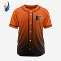 MLB Baltimore Orioles Personalized Gradient Design Baseball Jersey Gift for Men Women - Bafud