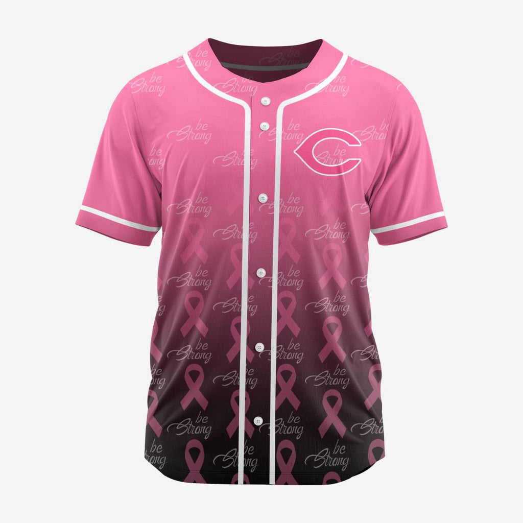 MLB Cincinnati Reds Special Pink Design Fight Breast Cancer Baseball Jersey Gift for Men Women - Bafud