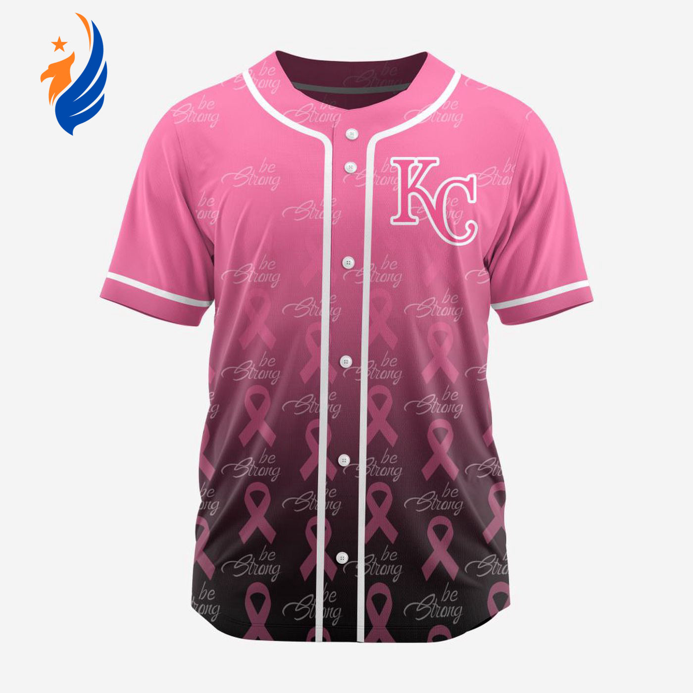 MLB Kansas City Royals Special Pink Design Fight Breast Cancer Baseball Jersey Gift for Men Women - Bafud