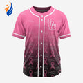 MLB Los Angeles Dodgers Special Pink Design Fight Breast Cancer Baseball Jersey Gift for Men Women - Bafud