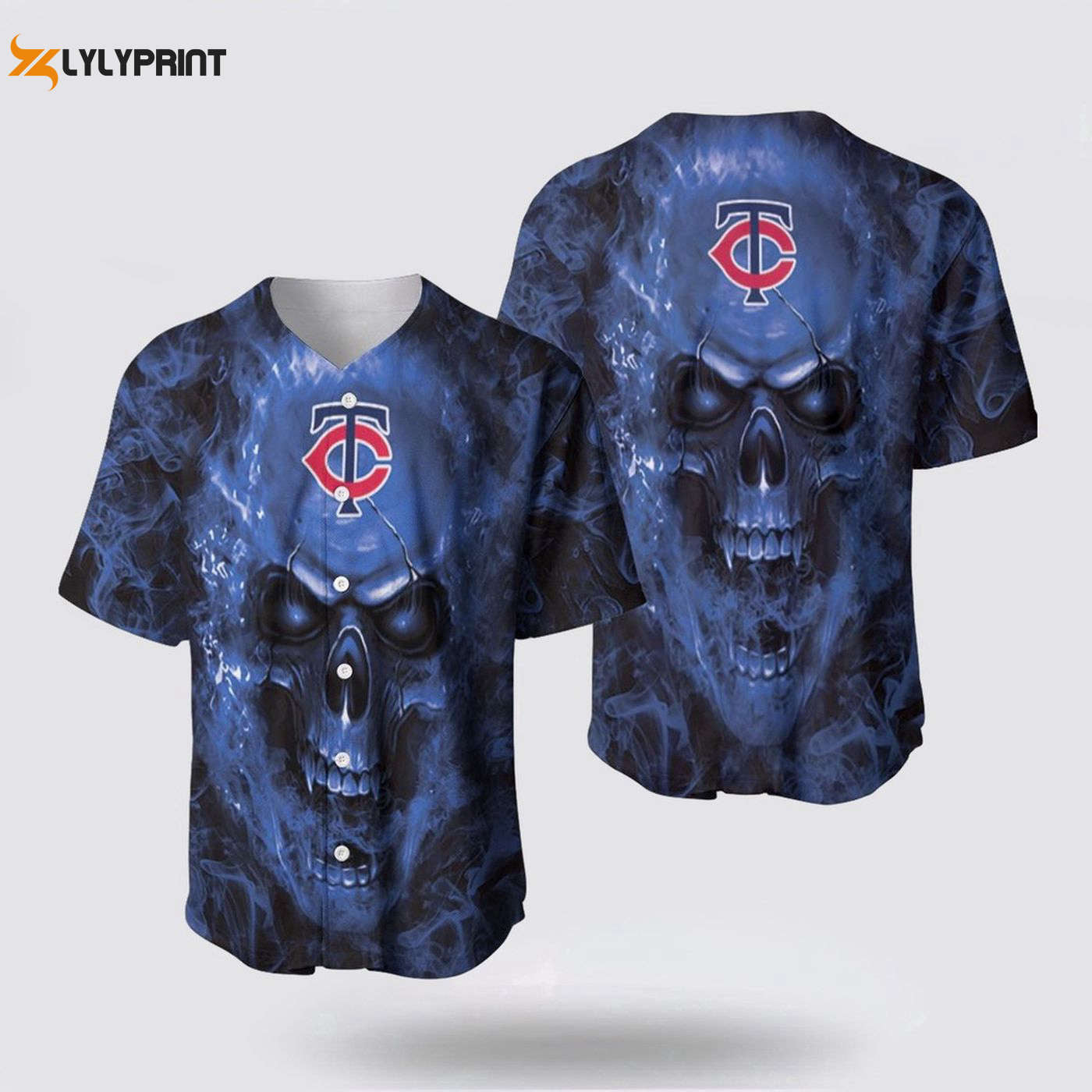 Minnesota Twins MLB Baseball Jersey - Unique Skull Design: A Fan s Mobile Masterpiece - Gift for Men Women - lylyprint.com