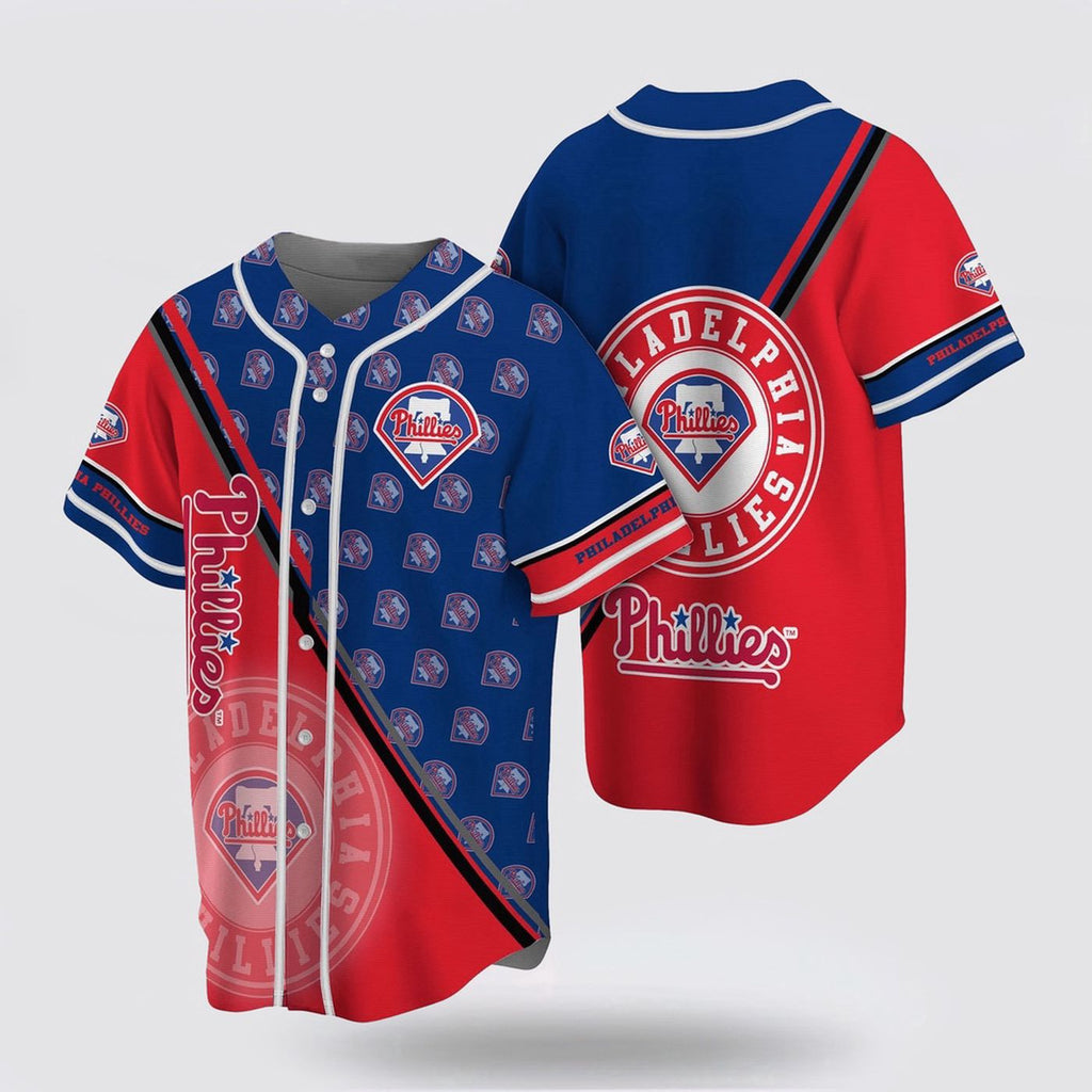 Authentic MLB Philadelphia Phillies Baseball Jersey - Sleek Fan Design - Gift for Men Women - lylyprint.com
