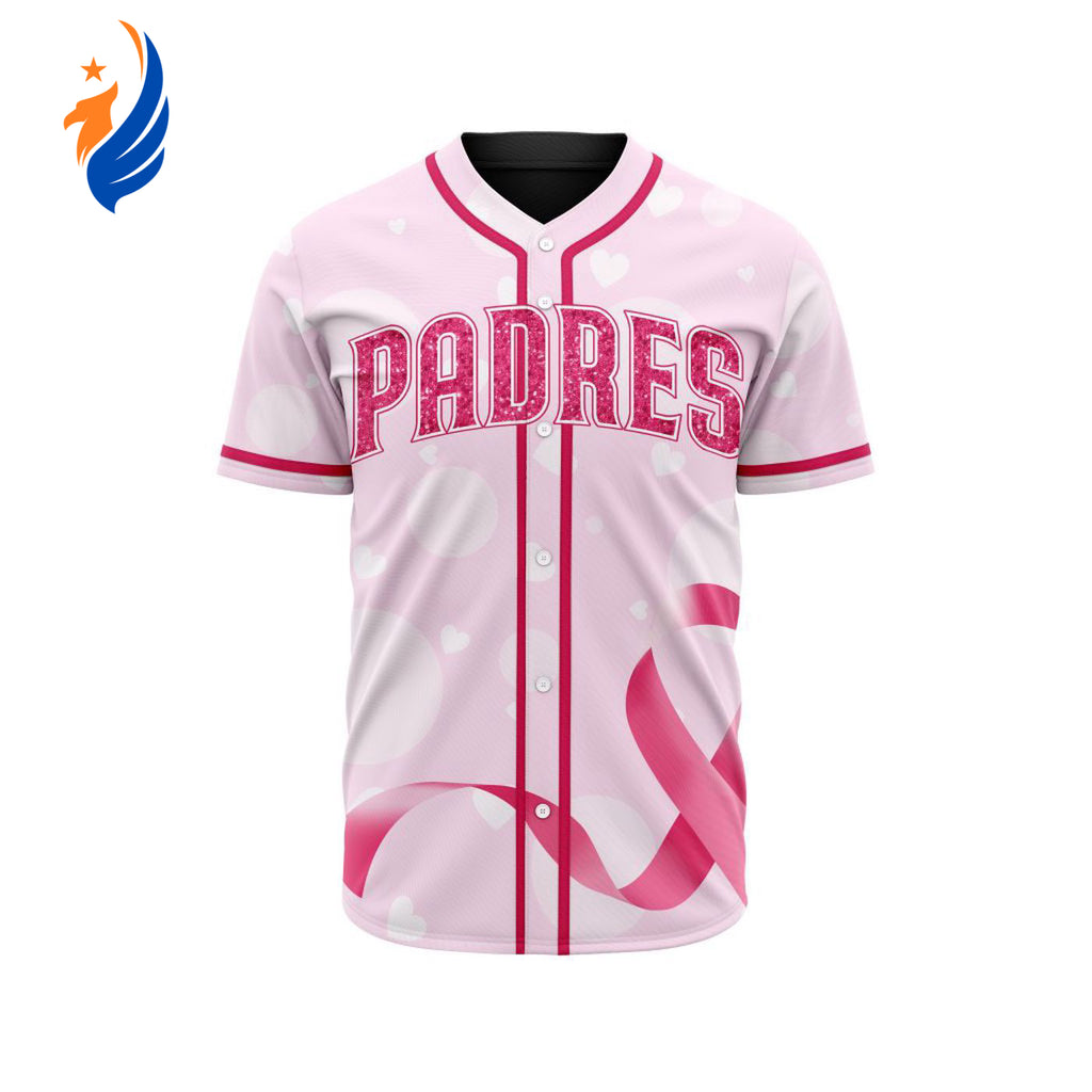 MLB San Diego Padres Special Pink Design Fight Breast Cancer Baseball Jersey Gift for Men Women - Bafud