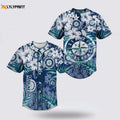 Seattle Mariners MLB Jersey: Flower Design for Fans - Show Your Support! - lylyprint.com