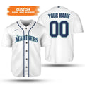 MLB Seattle Mariners Custom Name Number 2023 Home Jersey White Baseball Jersey Unisex Shirt, For Men Women - Aopprinter