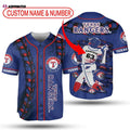 MLB Texas Rangers Custom Name Number Baseball Jersey V2 Unisex Shirt, Gift For Men And Women - Aopprinter