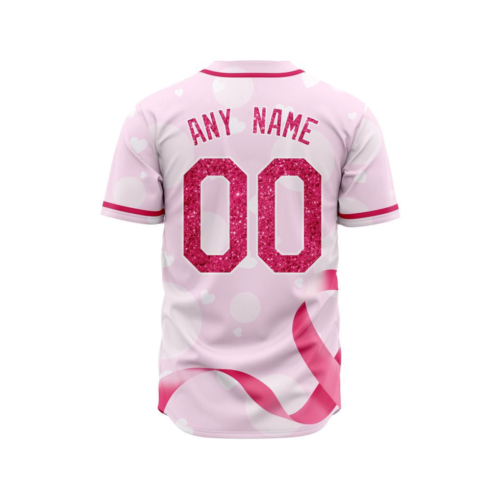MLB Texas Rangers Special Pink Design Fight Breast Cancer Baseball Jersey Gift for Men Women - Bafud