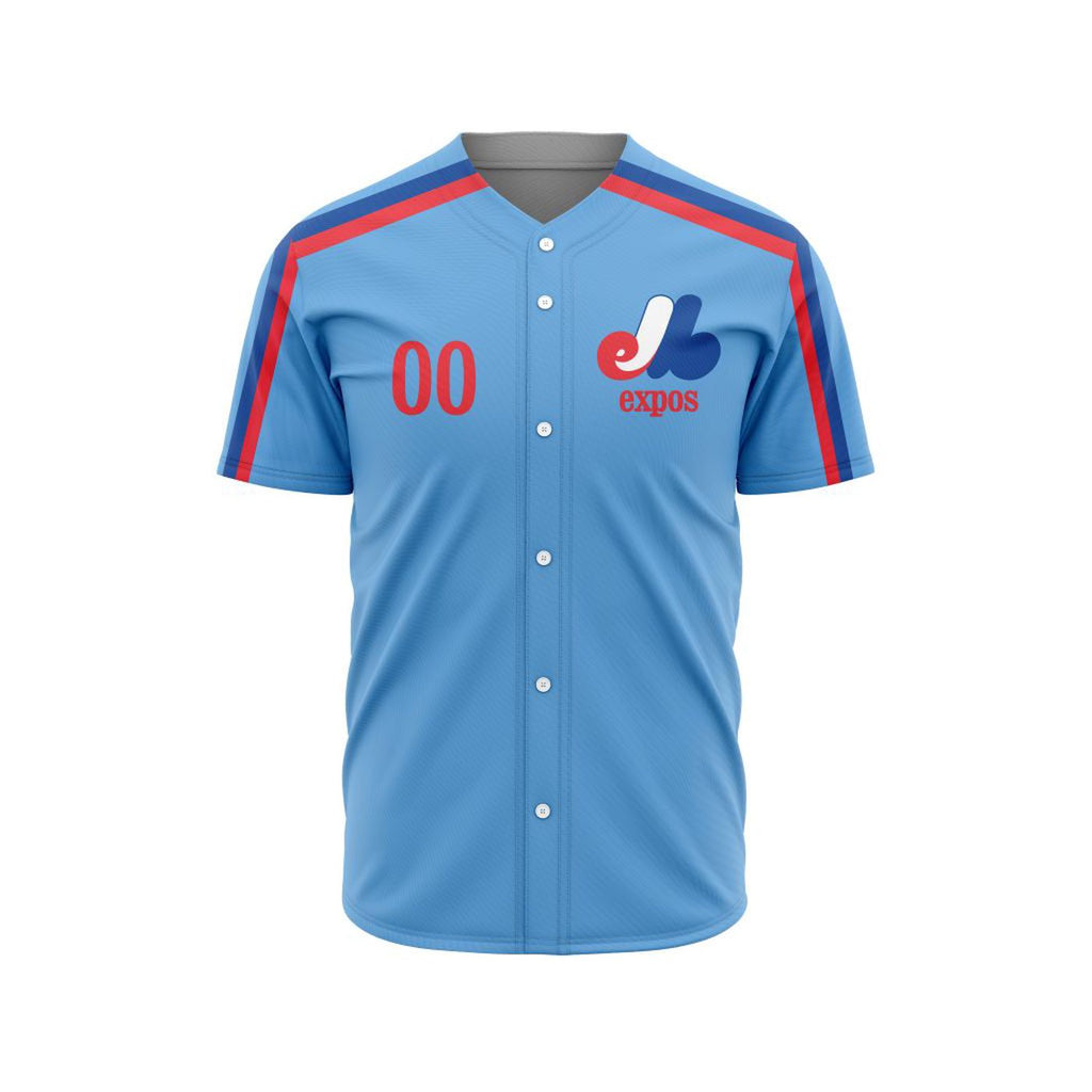 Montreal Expos Personalized Vintage Baseball Jersey - Bafud