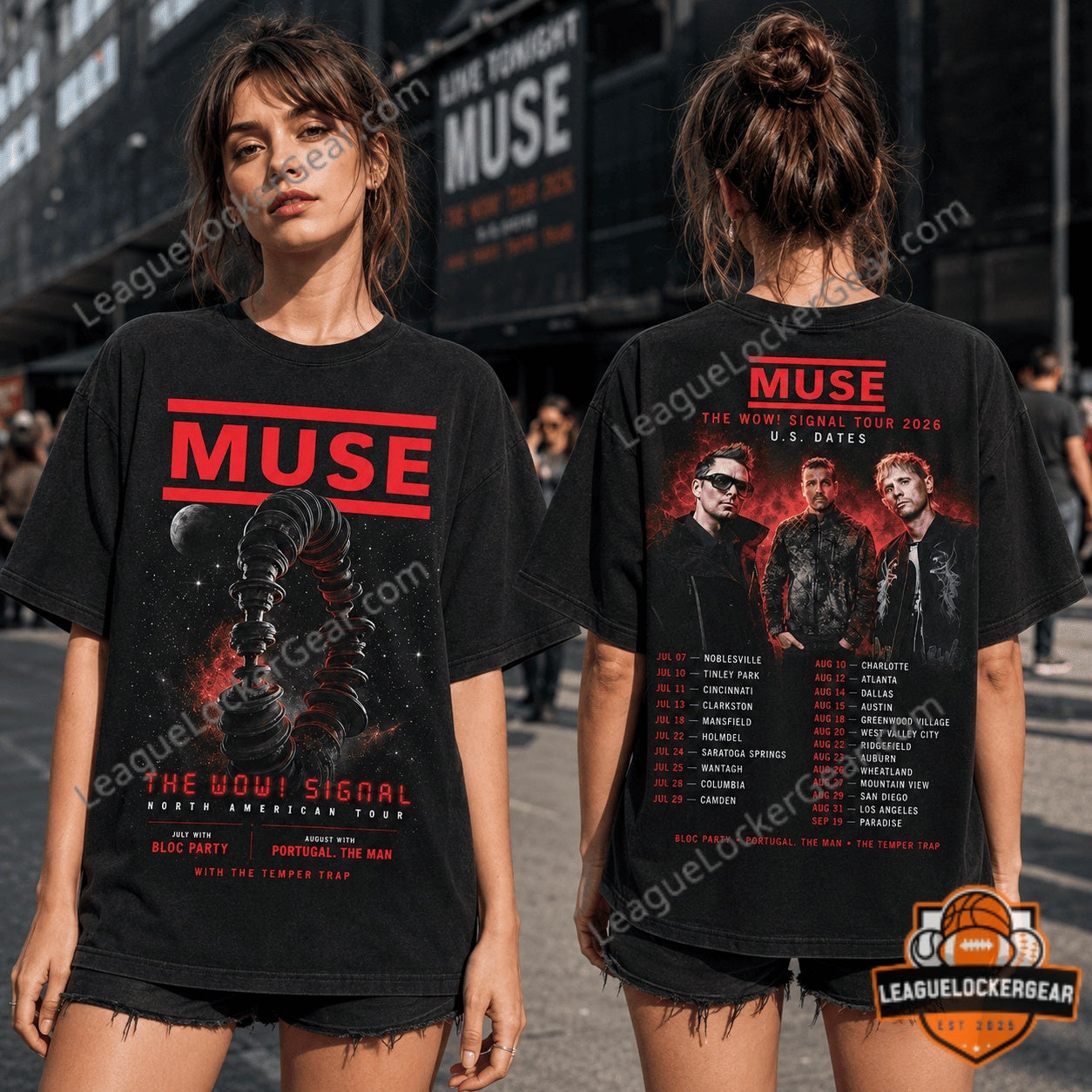 Muse The Wow! Signal Tour 2026 T-Shirt