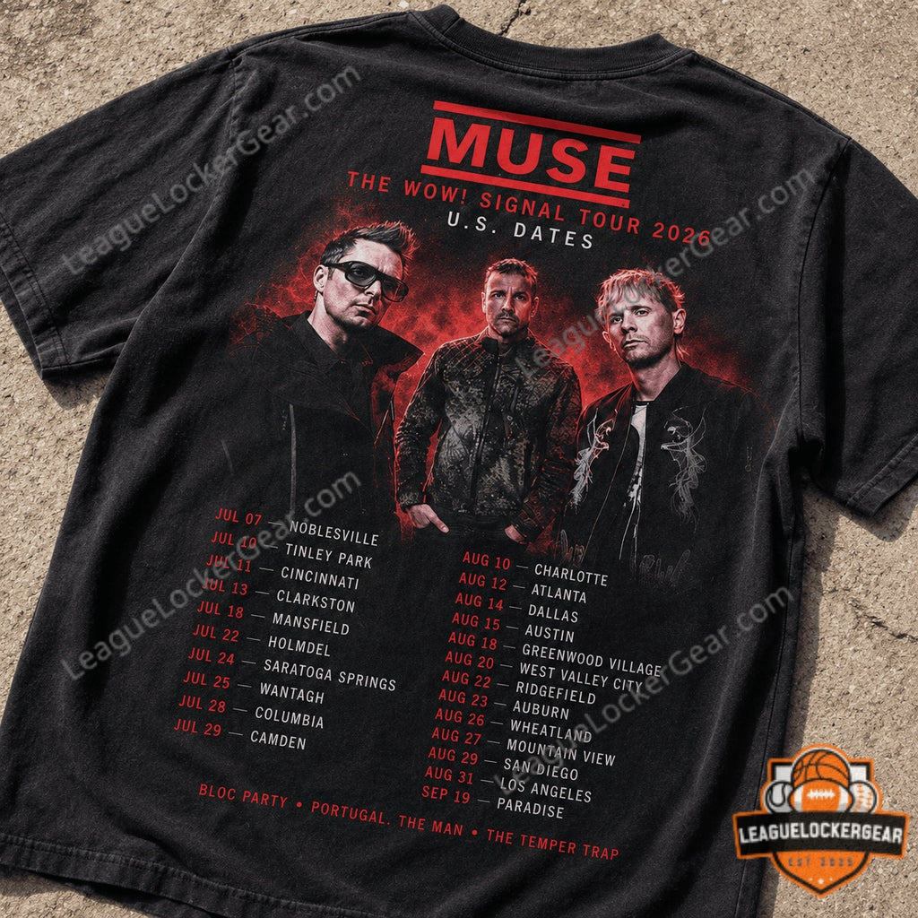 Muse The Wow! Signal Tour 2026 T-Shirt