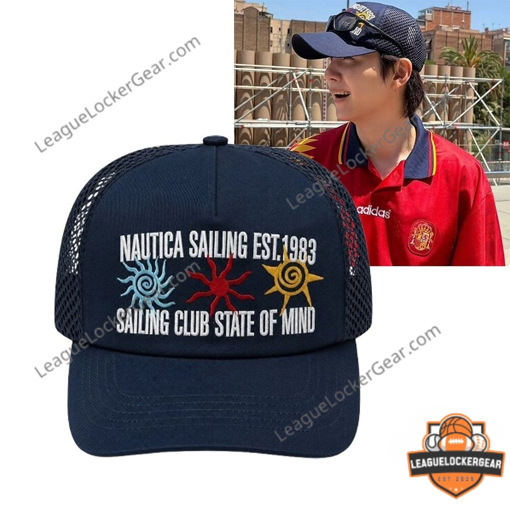 BTS Suga Ocean Totem Nautica Sailing Club State Of Mind Hat