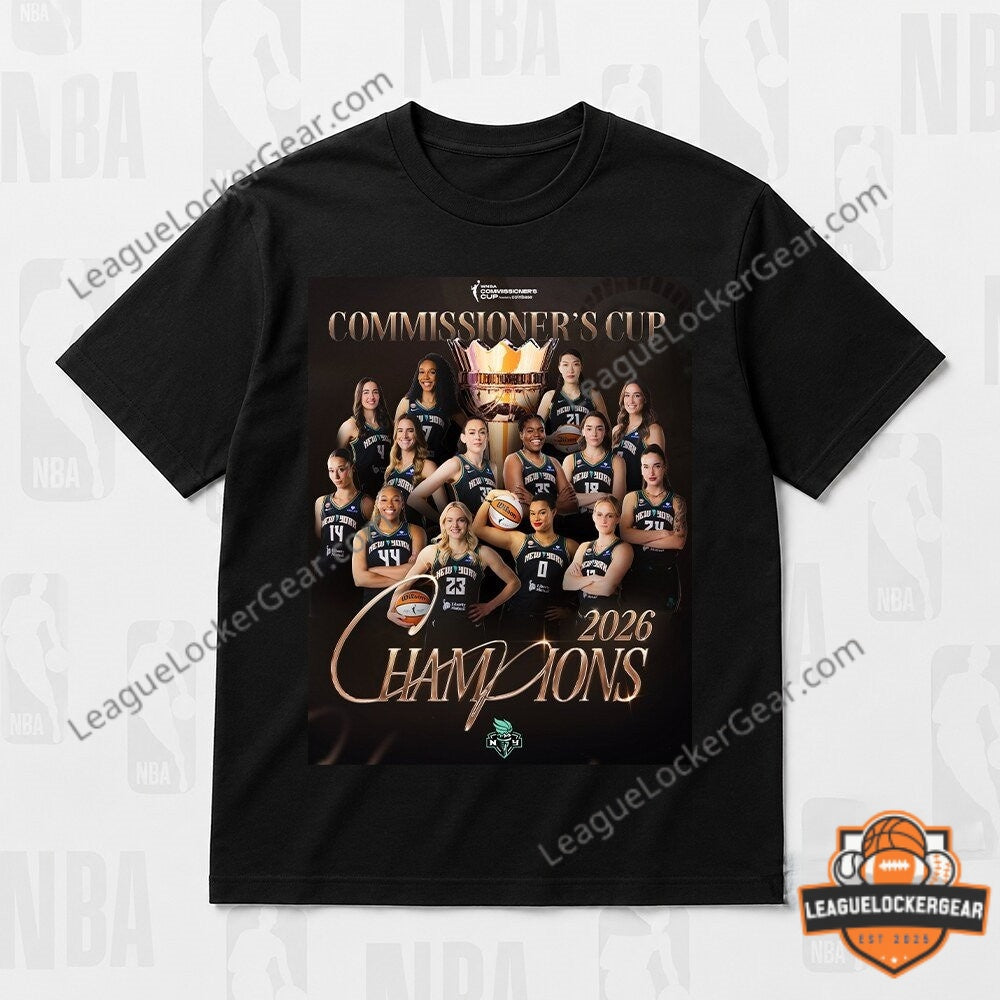 New York Liberty Commissioner’s Cup Champions 2026 T-Shirt