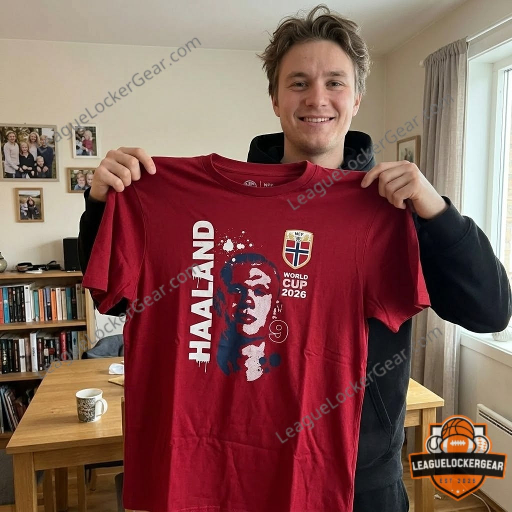 Norway Erling Haaland World Cup 2026 3D T-Shirt