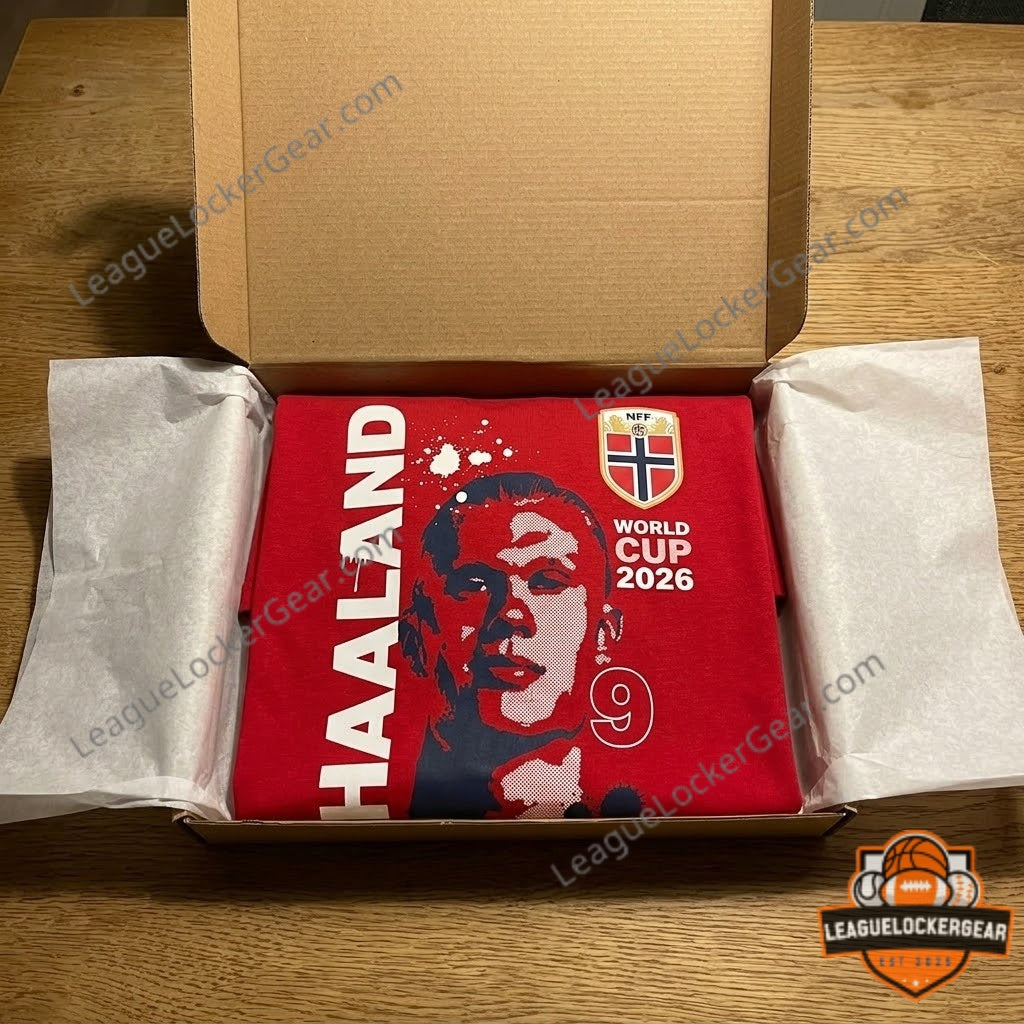 Norway Erling Haaland World Cup 2026 3D T-Shirt