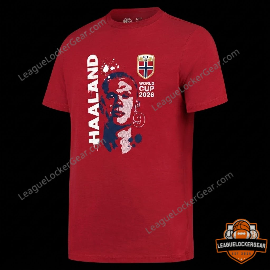 Norway Erling Haaland World Cup 2026 3D T-Shirt