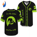 Oogie Boogie Shadow on the Moon Baseball Jersey: Spooky & Stylish Halloween Apparel - Bafud
