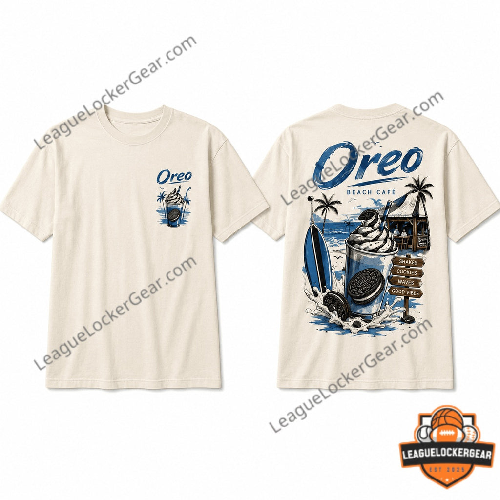 Oreo Beach Cafe Summer Vibes Good Vibes T-Shirt