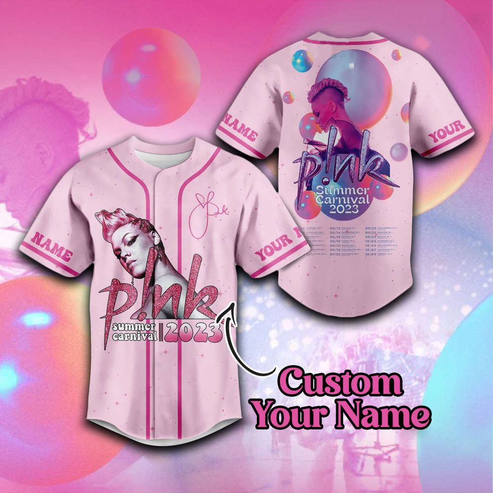 P!nk Summer Carnival 2023 Baseball Jersey - lylyprint.com