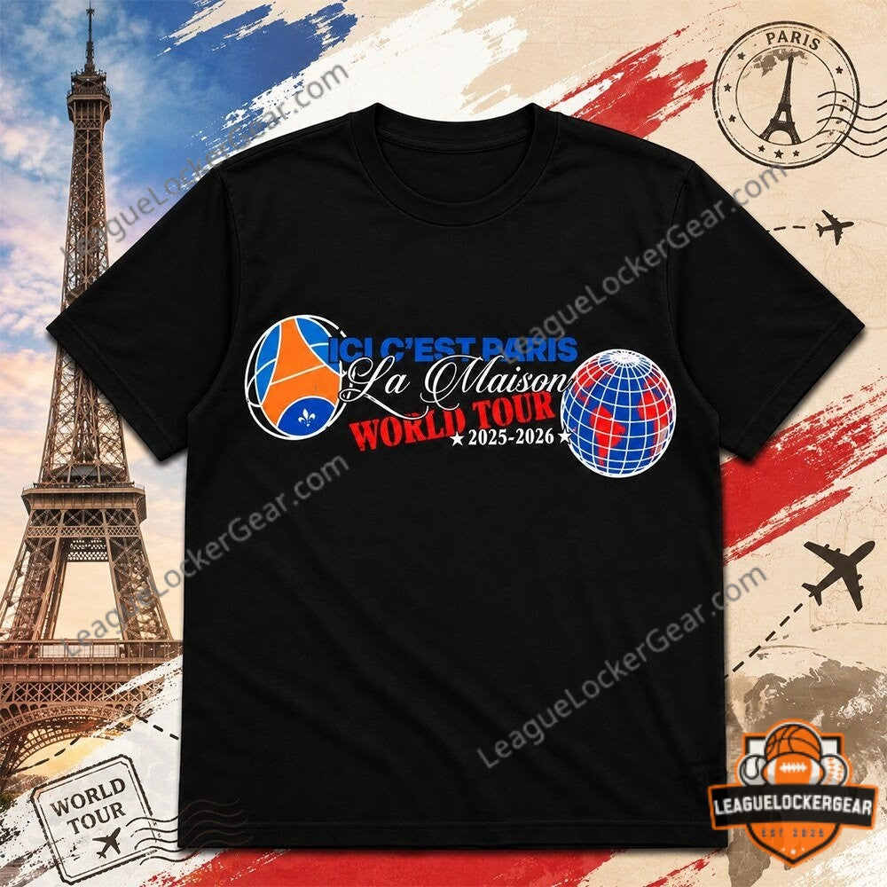 Paris Saint-Germain La Maison World Tour 2025-2026 T-Shirt