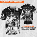 Personalize Lil Wayne Rapper Grunge Black And White Color Jersey, Custom Baseball Jersey, Lil Wayne Shirt,Lil Wayne Rap Shirt,Music Jersey - Aopprinter