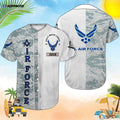 Personalized Air Force Camo Freemasonry Baseball Jersey - Aopprinter