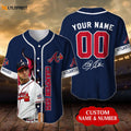Personalized Atlanta Braves Championship 2021 All Over Print 3D Baseball Jersey - Navy - lylyprint.com