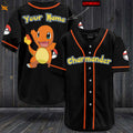 Personalized Charmander Baseball Jersey - lylyprint.com