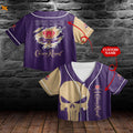 Personalized Crown Royal Canadian Whisky All Over Print Crop-top Baseball Jersey - lylyprint.com