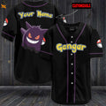 Personalized Gengar Baseball Jersey - lylyprint.com