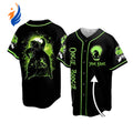 Spooktacular Personalized Horror Oogie Boogie Baseball Jersey – Customizable Halloween Shirt - Bafud