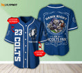 Personalized I Am A Indianapolis Colts Fan Now And Forever All Over Print 3D Baseball Jersey - Navy - lylyprint.com