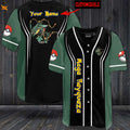 Custom Mega Rayquaza Baseball Jersey - Perfect Men Women s Gift - lylyprint.com