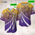 Personalized Minnesota Vikings Baseball Jersey Baseball Jersey Mascot Gift For Men Women - lylyprint.com