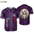 Personalized The Nightmare Before Christmas Purple Baseball Jersey - Gift for Men Women - Gift for Men Women - lylyprint.com