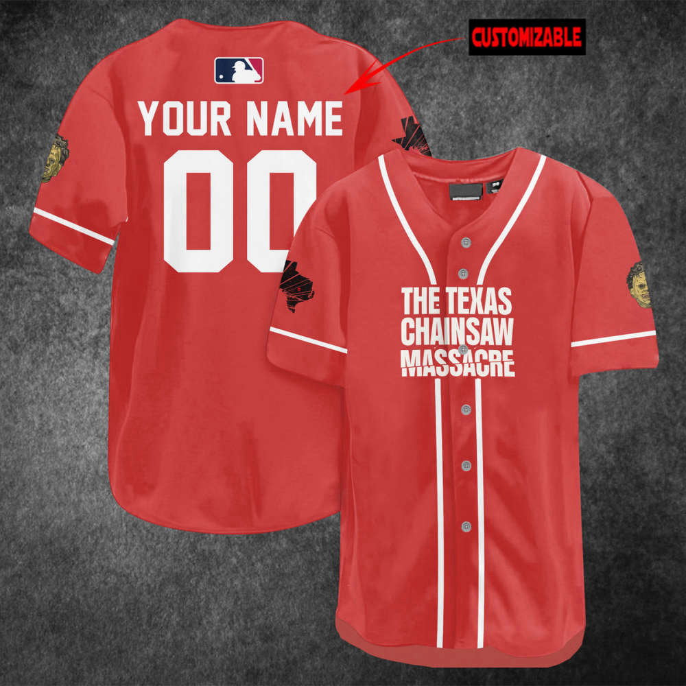 Personalized The Texas Chainsaw Massacre Baseball Jersey - Aopprinter
