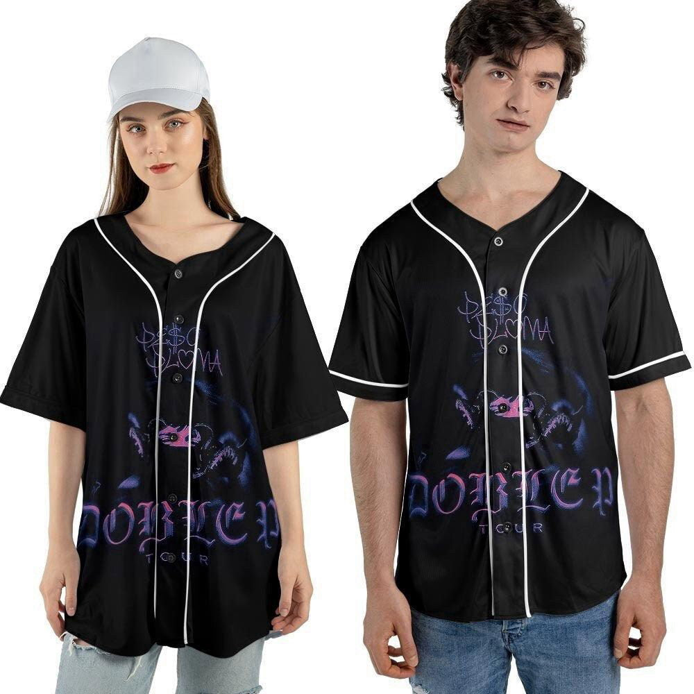 Peso Pluma Music Baseball Jersey For Men Women, Peso Pluma Doble P Tour 2023 Shirt - lylyprint.com